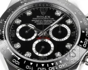 Rolex Daytona 4130 Black Dial Rubber Strap Men’s Chronograph - Image 6