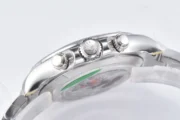 Rolex Daytona Watch – Black Enamel Dial with Moissanite Diamonds - Image 7