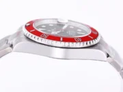 Rolex Submariner PARAKEET – Custom Black Gradient Green Dial with Red Bezel – 904L Stainless Steel by Official Store - Image 8