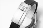 Rolex Daytona 7750 Movement – White Dial with Black Subdials, Stainless Steel Case, Rubber Strap - Image 8