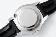 Rolex Yacht-Master 42mm Diamond Set Watch – Silver Dial with Black Rubber Strap - Image 9
