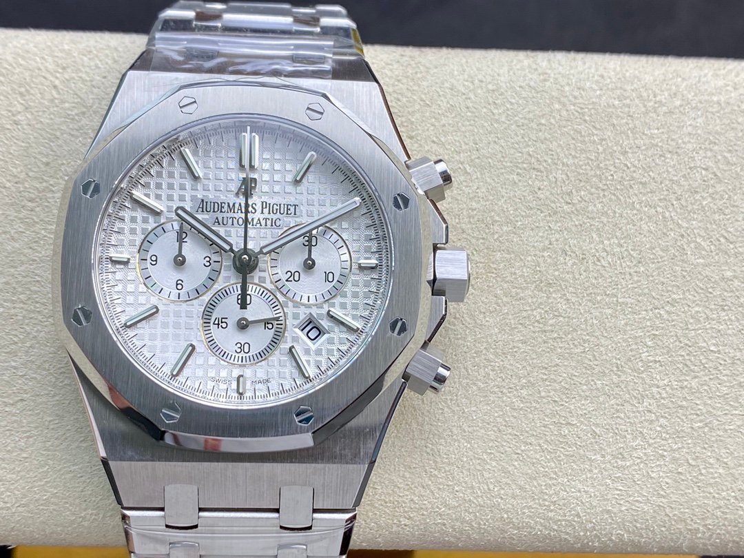 1:1 Super Clone Audemars Piguet Royal Oak Chronograph- 1:1 Superclone(white timer AP)