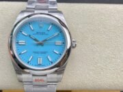 1:1 Superclone-Rolex Oyster Perpetual 41 Ref: 124300(Tiffany Blue dial oyester)