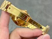 Day Date Rolex Weekly Journal 18K Yellow Gold Plated counter weight(Green dial gold daydate) - Image 9