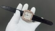 1:1 Super Clone Cartier Santos Middle East Full Diamond - Image 3