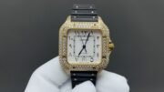1:1 Super Clone Cartier Santos Middle East Full Diamond