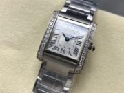 1:1 Super Clone Cartier Tank W4TA0020 25.7 X 21.2mm. - Image 7