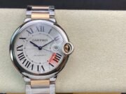 1:1 Super Clone Cartier Rose Gold Blue Balloon 42mm  36mm  33mm