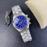 1:1 Super Clone C Overseas Chronograph No Calendar Blue Dial - Image 6