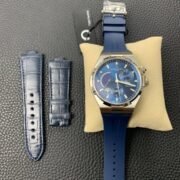 1:1 Super Clone Vacheron Constantin Overseas Series Multifunctional Blue Dial