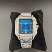 1:1 Super Clone Cartier Santos Middle East Full Diamond