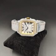1:1 Super Clone Cartier Santos Middle East Full Diamond - Image 2
