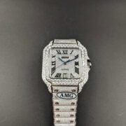 1:1 Super Clone Cartier Santos Middle East Full Diamond - Image 3