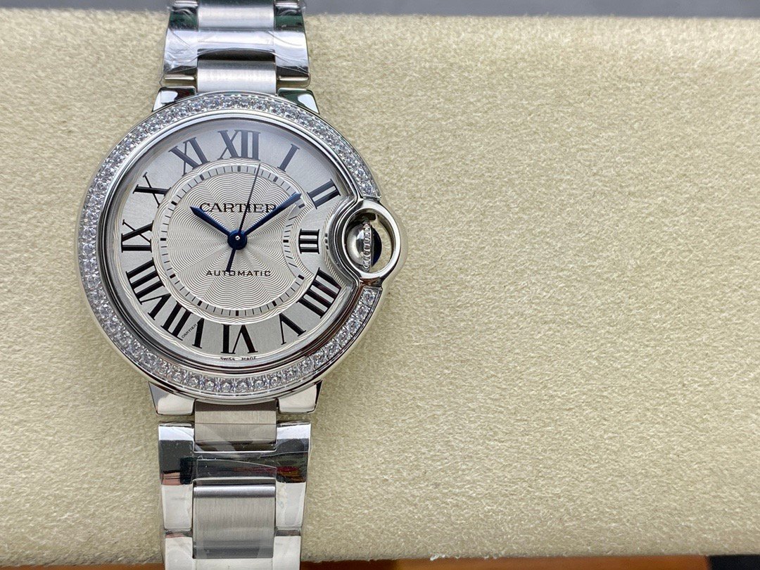 1:1 Super Clone Cartier Blue Balloon 33mm Mechanical