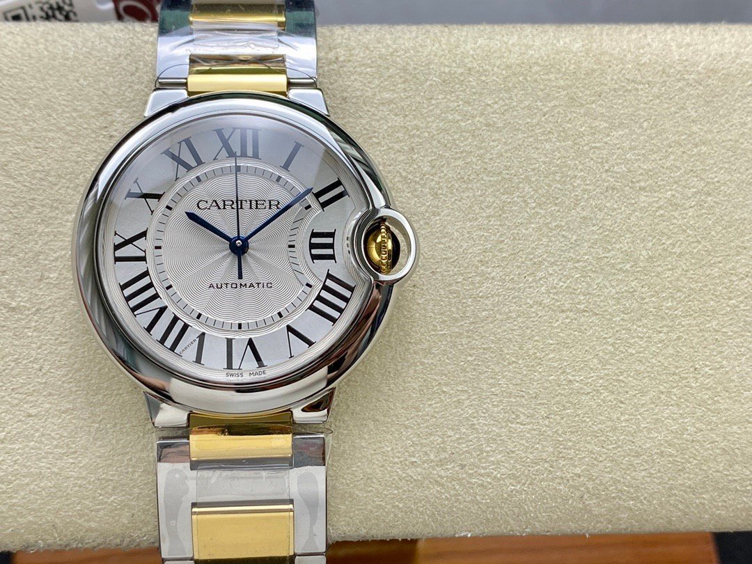 1:1 Super Clone Cartier Rose Gold Blue Balloon 42mm 36mm 33mm